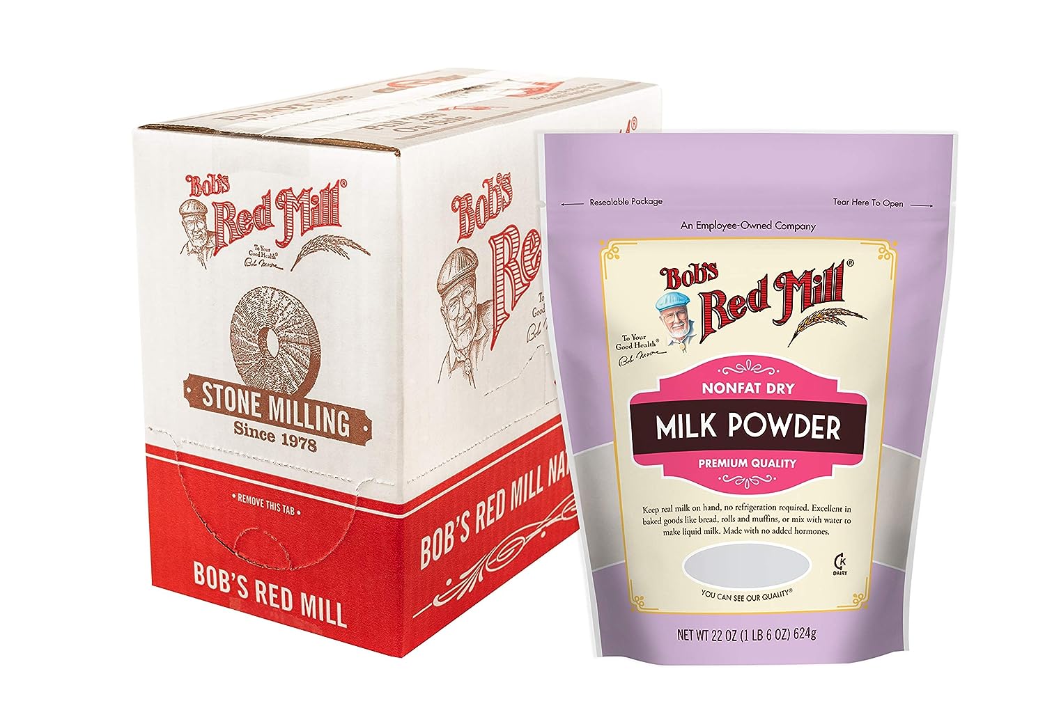 251231095044587_1 Bob's Red Mill Non Fat Dry Milk Powder, 22 Oz - Image 1